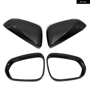 レクサス RX 200T 300 350L 450H 500H 2016-2019 - 22 ABSカーボンサイドミラー カバー リアビューオーバーレイクロームカー スタイリング - 4PCS4