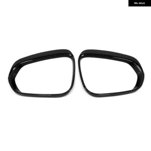 レクサス RX 200T 300 350L 450H 500H 2016-2019 - 22 ABSカーボンサイドミラー カバー リアビューオーバーレイクロームカー スタイリング - ABS Carbon