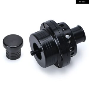 2015 HQ 1インチ 25MM デュアルピストンブローオフ バルブ DV ターボ 1.8T VW ゴルフ MK4 ジェッタ A4 B5 ブラック シルバー BOV PQY5741 - black