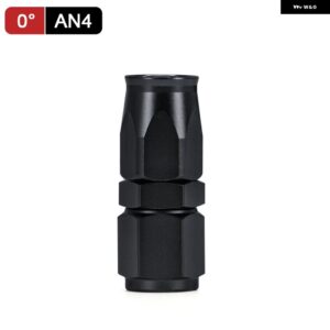 汎用 AN4 AN6 AN8 AN10 AN12 AN16 ストレート 45 90 120 180 度 オイル燃料 スイベルホース エンドフィッティング オイル ホースエンド アダプター キット - 0 Degre AN4
