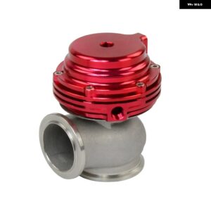 38MM アウターウェイストゲート Vバンドフランジターボウェイストゲートスーパーチャージターボ マニホールド PQY-5831-MB - Red Without Logo