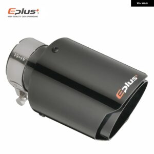 車用 ステンレス 製マフラーチップ 排気 システム 汎用 ストレートチタンデコレーションマフラー AKRAPOVIC - 51mm-76mm