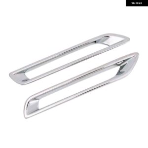 トヨタ RAV4 2019 2020 ABS クローム / カーボン リア リフレクター フォグライト ランプカバー ステッカー デコレーション トリム アクセサリー 2個 - ABS Chrome