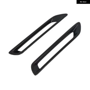 トヨタ RAV4 2019 2020 ABS クローム / カーボン リア リフレクター フォグライト ランプカバー ステッカー デコレーション トリム アクセサリー 2個 - ABS carbon fiber