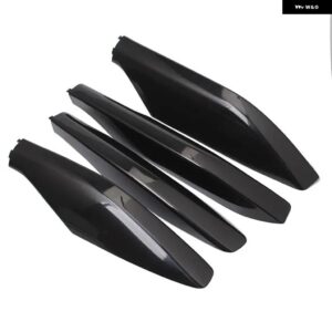 ブラック ABS ルーフラックバーレールエンド カバー シェル 4個 トヨタ ランドクルーザー プラド FJ120 2003 - 2006 - 09 - 4pcs