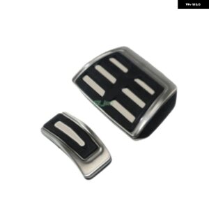 アウディ Q7 SQ7 Q8 2016 -2019 燃料ブレーキ フットレスト ATペダルプレート アクセル ブレーキペダル パッド ステッカー スタイリング カーアクセサリー - 2PCS