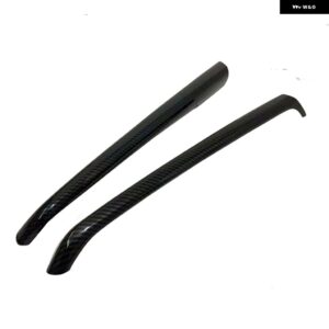 マツダ CX-5 CX5 KF 2017 2018 ギア シフト カバー サイドストリップ トリム コントロール フレーム デコレーション カーボン風 ステッカー カー - black