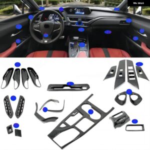 車内ドアウィンドウリフトスイッチ フレーム ギア トリム フロントACエア アウトレット フレーム カバー キット レクサスUX 200 250H 2019 - 21 - Full Set