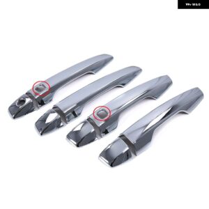 アクセサリー 三菱 エクリプスクロス 2018 ABS カーボン 外装 サイド ドアハンドル とハンドルボウルカバー トリム 装飾 - handle