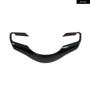 ABS カーボン風 ステアリングホイール 装飾 フレーム トリム カー スタイリング ジャガー XE XF F-PACE 2016 2017 - 1PCS2