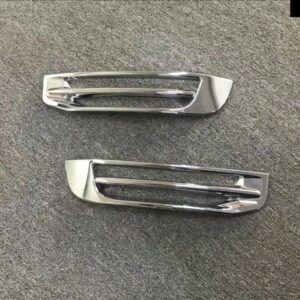 VW フォルクスワーゲン トランスポーター T6 カラベル 17-18 クローム フロント リア リフレクター フォグライト ランプ カバー トリム フォグライト バンパ - 2PCS2