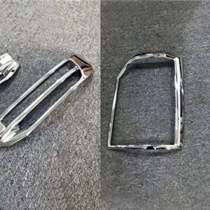 VW フォルクスワーゲン トランスポーター T6 カラベル 17-18 クローム フロント リア リフレクター フォグライト ランプ カバー トリム フォグライト バンパ - 4pcs