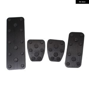 スバル XV フォレスター インプレッサ AT/MT アルミ 合金 製 フットペダル アクセル ガス燃料 ブレーキ ペダルレスト ペダルカバー カー スタイリング - MT 4pcs