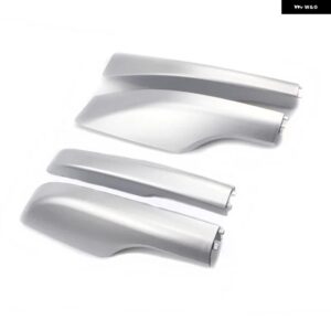 4Pルーフレールラックエンドカバー シェル トヨタ ランドクルーザー LC200 FJ200 2008-2019自動車 外装 パーツ フロントリア 左右ルーフ - Silver