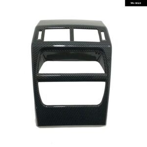 ジャガー E-PACE 2017 2018 カーボンルック / クローム アウトレット アームレスト ボックス カバー フレーム トリム オート インテリア スタイリング - black