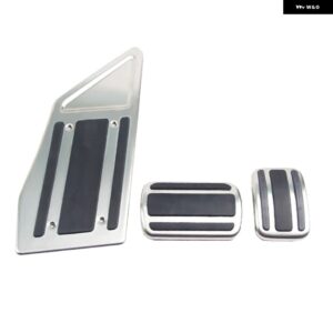 カー スタイリング プジョー 3008 5008/GT 2017 2018 2019 LHD AT ガスブレーキ ペダルカバー ドリル 滑り止め アクセル オーバーレイ - AT 3PCS