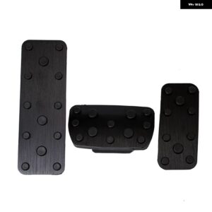 アルミ製 アクセル 燃料 ブレーキペダル フットレスト ペダルカバー 滑り止め パッド スバル レガシィ アウトバック フォレスター 2003-2006 - AT 3PCS