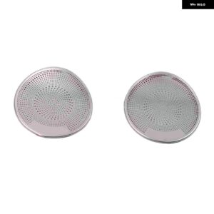 テスラ モデル3 2019 2020 アクセサリー フロントコラム ルーフ ホーン フード モデル3 スピーカー カバー 装飾 スパンコール モデルスリー カー - Front roof Sliver