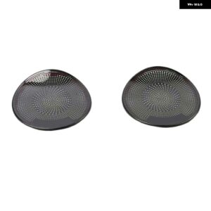 テスラ モデル3 2019 2020 アクセサリー フロントコラム ルーフ ホーン フード モデル3 スピーカー カバー 装飾 スパンコール モデルスリー カー - Front roof Black