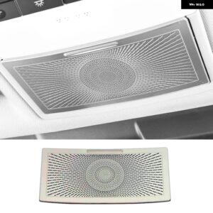 三菱 アウトランダー 2022 2023 2024 車ドア オーディオ スピーカー スピーカー フレーム ホーン 装飾 カバー トリム インテリア アクセサリー - Roof Silver