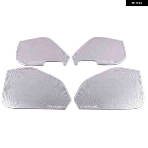 VW フォルクスワーゲン ゴルフ 7 MK7 2014-2018 2019 2020 インテリア フロント ステレオ スピーカー カバー トリム カー スタイリング - Sliver6