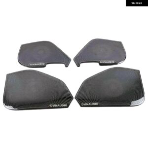 VW フォルクスワーゲン ゴルフ 7 MK7 2014-2018 2019 2020 インテリア フロント ステレオ スピーカー カバー トリム カー スタイリング - black2