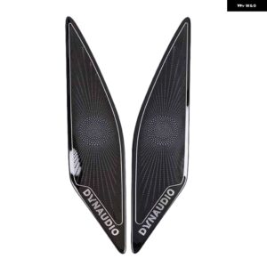 VW フォルクスワーゲン ゴルフ 7 MK7 2014-2018 2019 2020 インテリア フロント ステレオ スピーカー カバー トリム カー スタイリング - black4