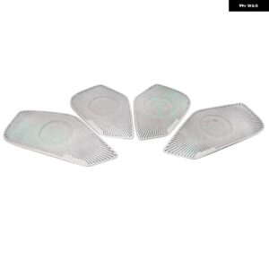 VW フォルクスワーゲン アルテオン 2017 2018 2019 車ドア ラウド スピーカー サウンド クローム スピーカー カバー トリム フレーム ステッカー インテリア - red