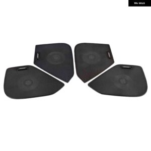 カー オーディオ スピーカー カバー トリム ドア スピーカー カバー トリム カーアクセサリー インテリア マツダ CX-8 2017 2018 2019 - black