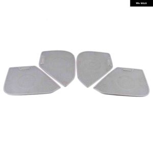 カー オーディオ スピーカー カバー トリム ドア スピーカー カバー トリム カーアクセサリー インテリア マツダ CX-8 2017 2018 2019 - sliver