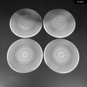 カー スタイリング ドア ステレオ スピーカー デコレーションツイーターカバー ステッカー トリム メルセデス ベンツ C クラス W204 インテリア - 4 PC