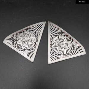 カー スタイリング ドア ステレオ スピーカー デコレーションツイーターカバー ステッカー トリム メルセデス ベンツ C クラス W204 インテリア - 2 PC