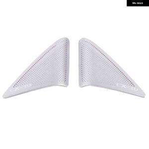 マツダ CX-30 CX 30 CX30 2020 カーアクセサリー フロントコラム ルーフホーン フード スピーカー カバー サウンド 装飾 フレーム スパンコール - Matte Sliver