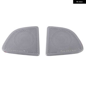 プジョー 2008 2020 2021 2022 カーアクセサリー フロントコラム ルーフホーン フード スピーカー カバー サウンド 装飾 フレーム スパンコール - Matte Sliver