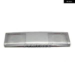 ステンレス 製車ドア スピーカー Aピラー インナー ドアハンドル 読書灯 オーディオ ホーンカバー トリム フォルクスワーゲン ビートル 2013-2018 - Reading Light Silver