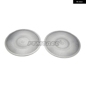 ステンレス 製車ドア スピーカー Aピラー インナー ドアハンドル 読書灯 オーディオ ホーンカバー トリム フォルクスワーゲン ビートル 2013-2018 - Door Matte Silver