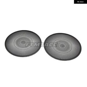 ステンレス 製車ドア スピーカー Aピラー インナー ドアハンドル 読書灯 オーディオ ホーンカバー トリム フォルクスワーゲン ビートル 2013-2018 - Door Panel Black