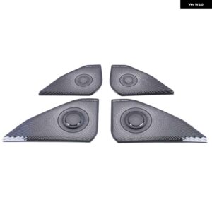 フォルクスワーゲン VW ゴルフ 8 MK8 カー オーディオ スピーカー カバー トリム ドア スピーカー カバー トリム カーアクセサリー インテリア トリム カー - black