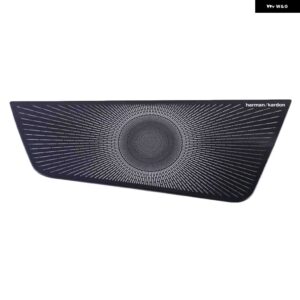 フォルクスワーゲン VW ゴルフ 8 MK8 カー オーディオ スピーカー カバー トリム ドア スピーカー カバー トリム カーアクセサリー インテリア トリム カー - black2