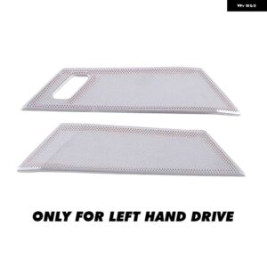 カー オーディオ スピーカー カバー トリム ドア スピーカー カバー トリム カーアクセサリー インテリア マツダ CX-30 CX 30 CX30 2020 - Matte Sliver2