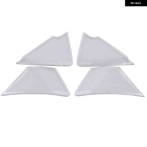 カー オーディオ スピーカー カバー トリム ドア スピーカー カバー トリム カーアクセサリー インテリア マツダ CX-30 CX 30 CX30 2020 - Matte Sliver3