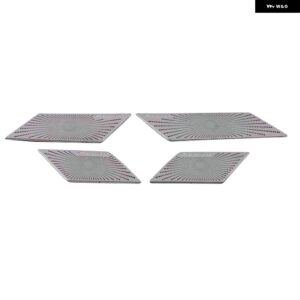 VW フォルクスワーゲン アルテオン 2017 2018 2019 インテリア ステンレス ドア スピーカー サウンド ミュージック オーディオ リング カバー ステッカー - White