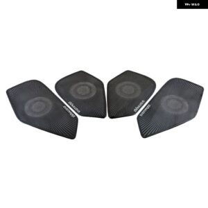 VW フォルクスワーゲン アルテオン 2017 2018 2019 インテリア ステンレス ドア スピーカー サウンド ミュージック オーディオ リング カバー ステッカー - gray