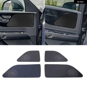 リンカーン アビエーター 2020 2021 カー スタイリング ステンレス カードア オーディオ スピーカー オートツイーター 装飾 カバー トリム 3D ステッカー - low configuration