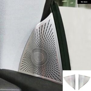 アウディ Q8 2019-2023 カー スタイリング インテリア オーディオ スピーカー フロント 読書灯 スピーカー デコレーション カバー ステッカー アクセサリー - Tweeter