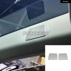 アウディ Q8 2019-2023 カー スタイリング インテリア オーディオ スピーカー フロント 読書灯 スピーカー デコレーション カバー ステッカー アクセサリー - A-pillar