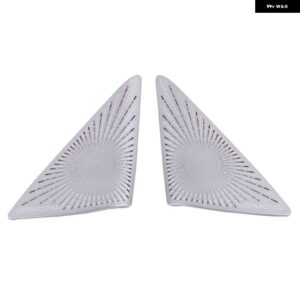 シュコダ コディアック 2017 - 20 カー オーディオ スピーカー ドア スピーカー トリム ステッカー インテリア トリム ドア オーディオ スピーカー カバー - sliver