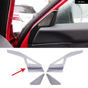 ホンダ シビック 11代目 2022 2023 車 ダッシュボード エアベント カバー ドア スピーカー ホーン オーディオ 装飾 ステッカー フレーム アクセサリー - Sliver6