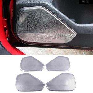 ホンダ シビック 11代目 2022 2023 車 ダッシュボード エアベント カバー ドア スピーカー ホーン オーディオ 装飾 ステッカー フレーム アクセサリー - Sliver2