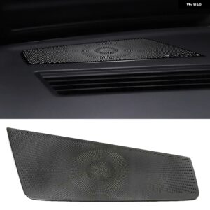 VW フォルクスワーゲン トゥアレグ CR7 2017-2019 車ドア スピーカー サウンド クローム スピーカー カバー トリム フレーム ステッカー インテリア - Orange